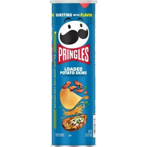 Pringles Loaded Potato Skin Crisps Chips USA 156g